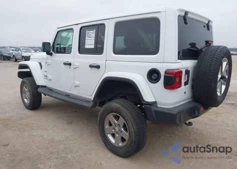 2019 Jeep Wrangler Unlimited Sahara из США, поврежденный, VIN 1C4HJXEG7KW637790